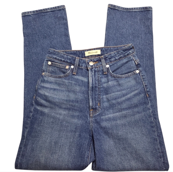 Madewell Curvy Perfect Vintage Straight Jeans Size 25 - Picture 7 of 12
